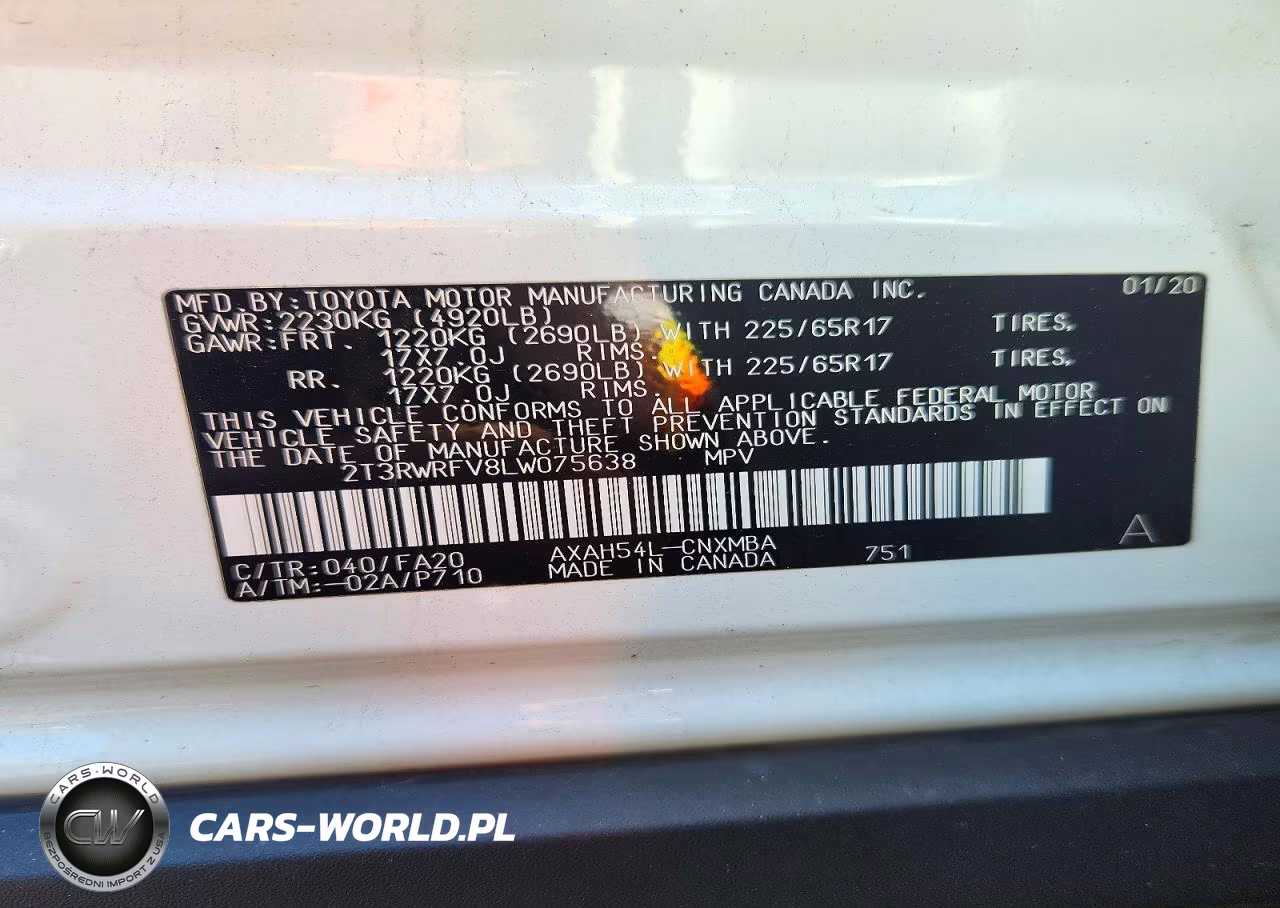 2020 Toyota Rav4 Xle Hv VIN:2T3RWRFV8LW075638 - 12
