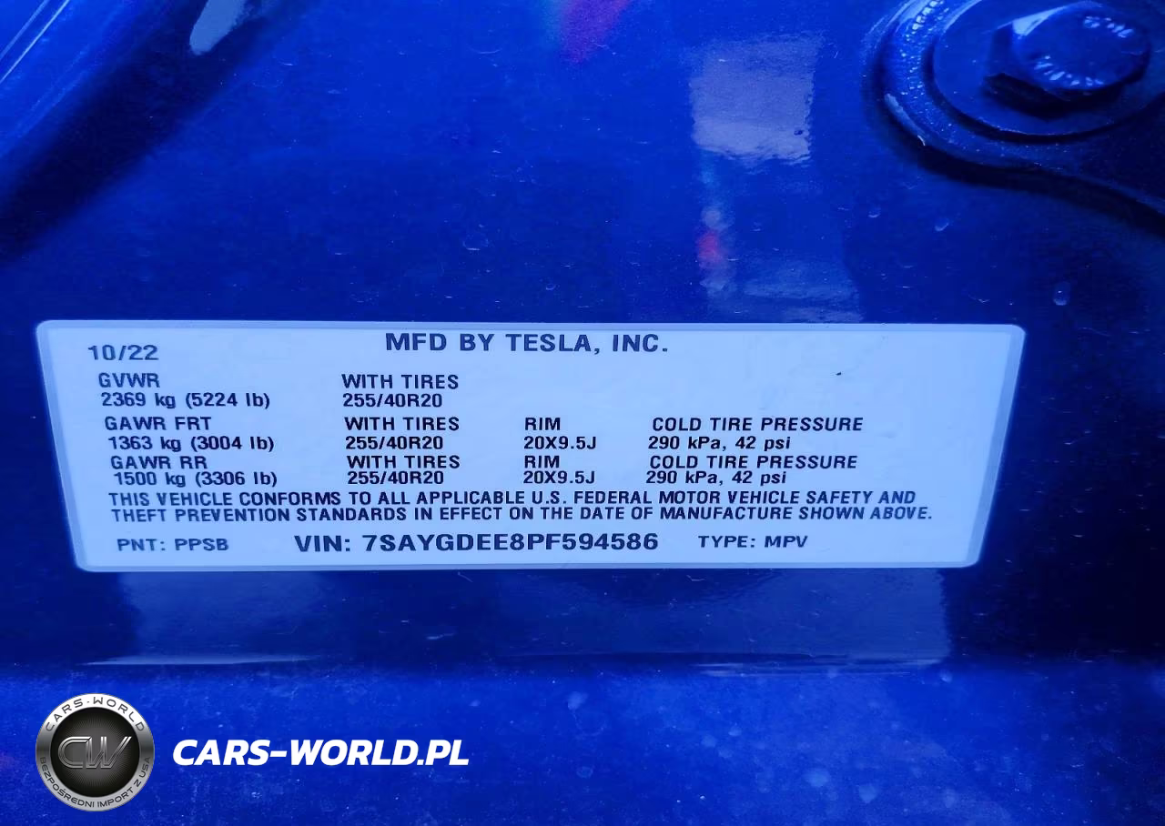 2023 Tesla Model Y VIN:7SAYGDEE8PF594586 - 12