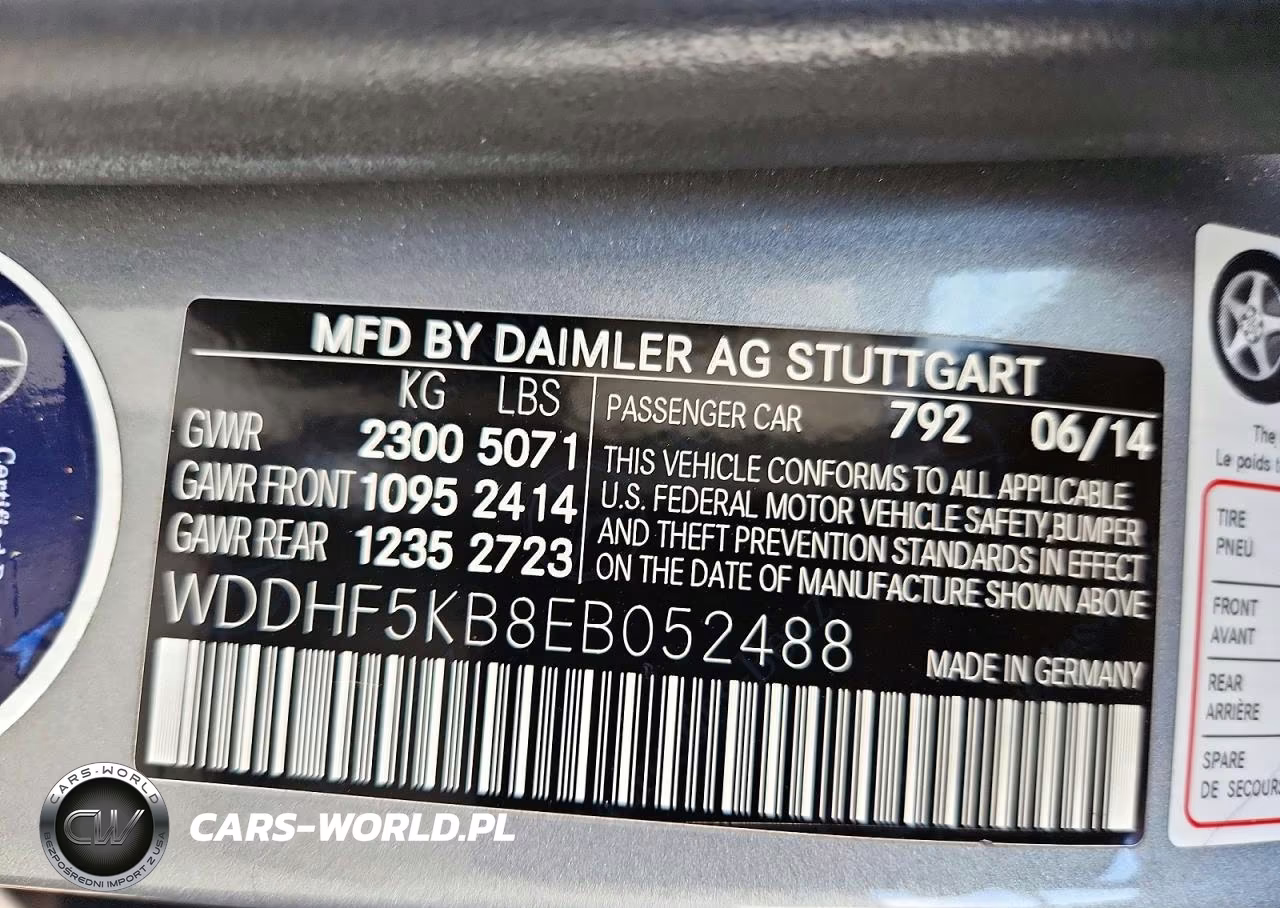 2014 Mercedes-Benz E 350 VIN:WDDHF5KB8EB052488 - 12