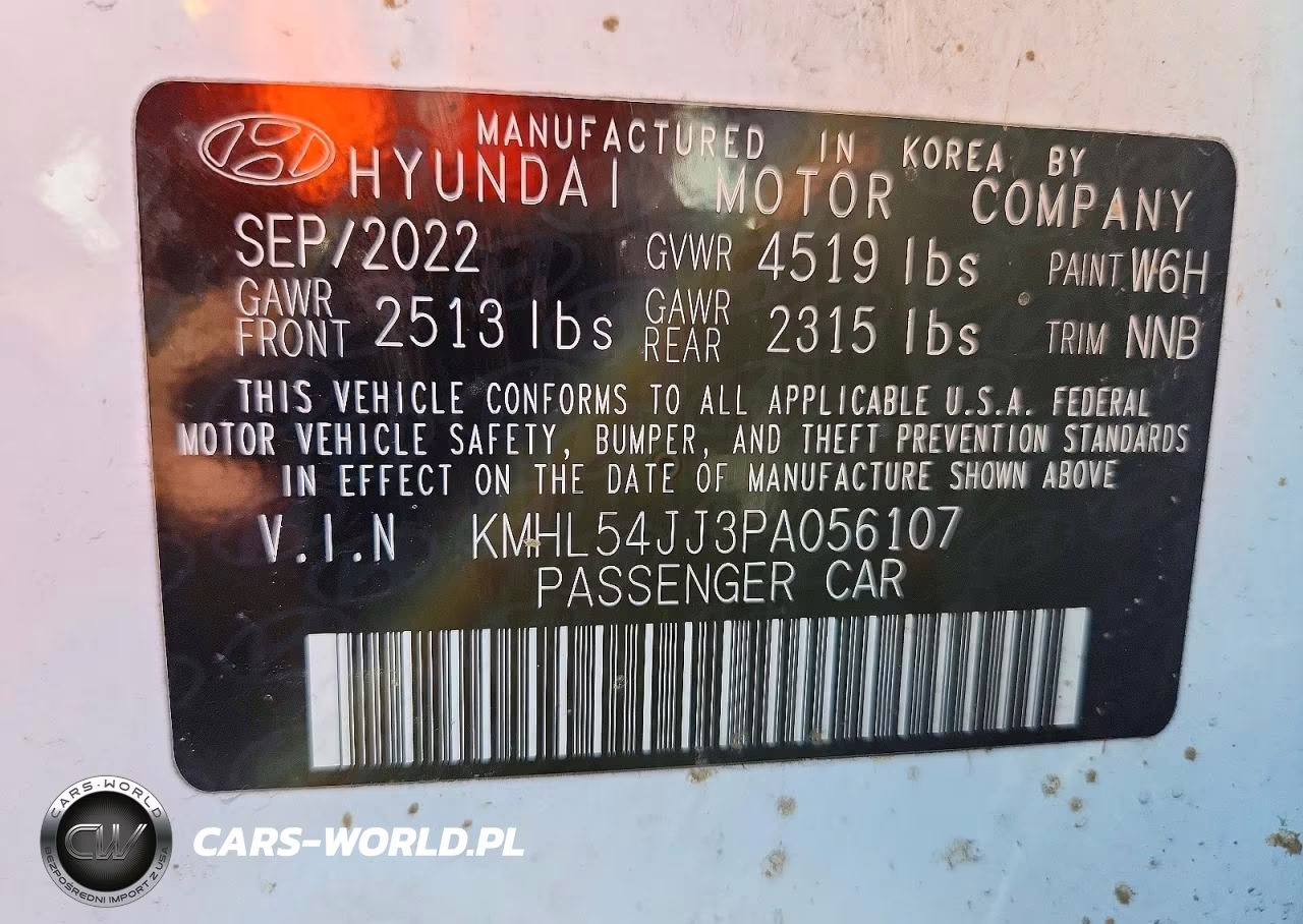 2023 Hyundai Sonata Hybrid Limited VIN:KMHL54JJ3PA056107 - 12