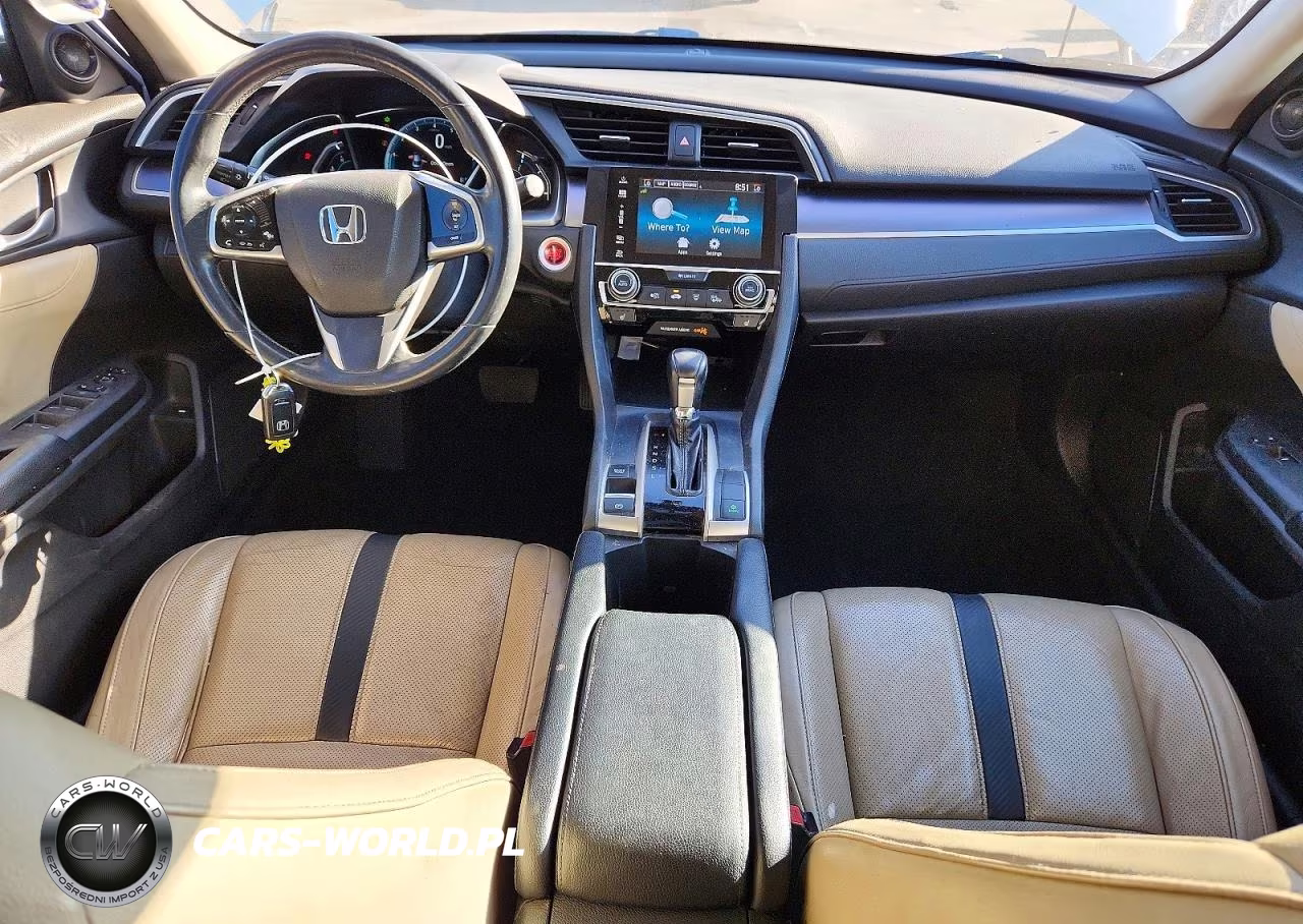 2016 Honda Civic Exl VIN:19XFC1F74GE200652 - 8