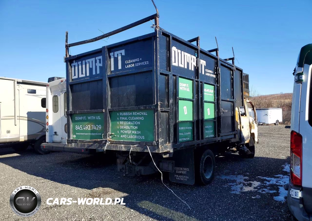2006 Isuzu Nqr Crew Cab Dump Flatbed Truck VIN:JALE5J16167901456 - 4
