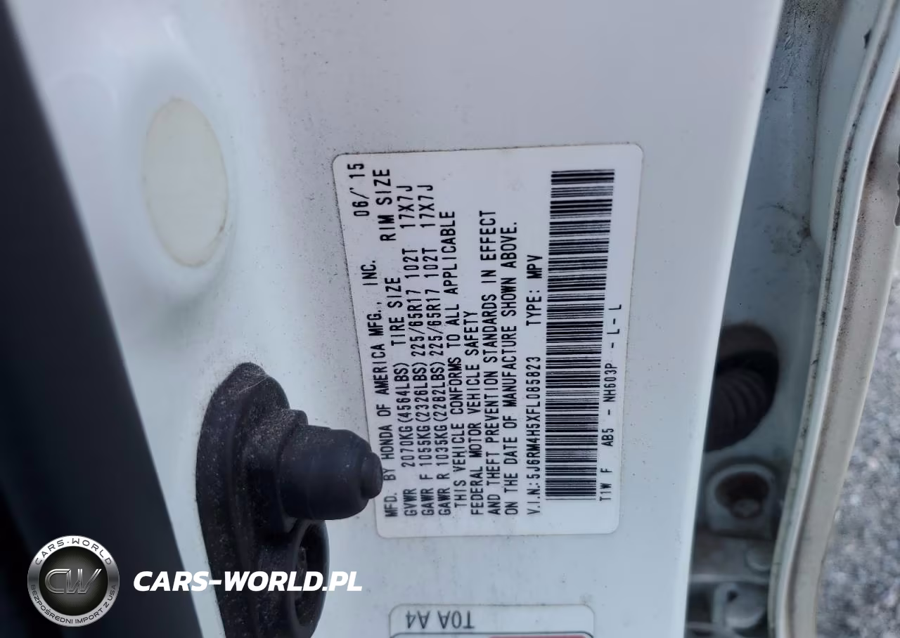 2015 Honda Cr-V Ex VIN:5J6RM4H5XFL085823 - 13
