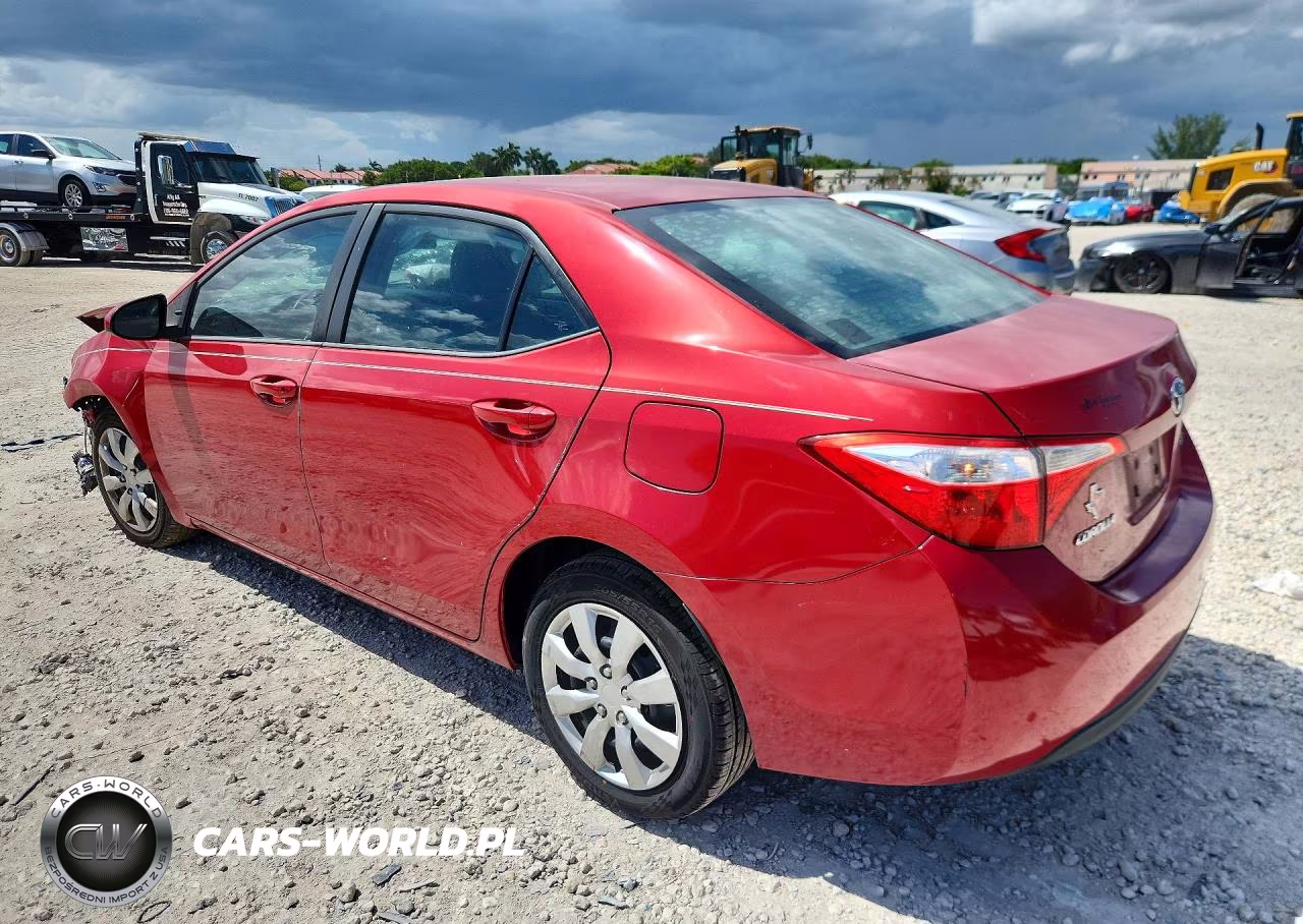 2015 Toyota Corolla Le VIN:2T1BURHE3FC477814 - 2