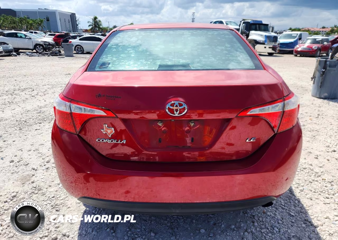 2015 Toyota Corolla Le VIN:2T1BURHE3FC477814 - 6