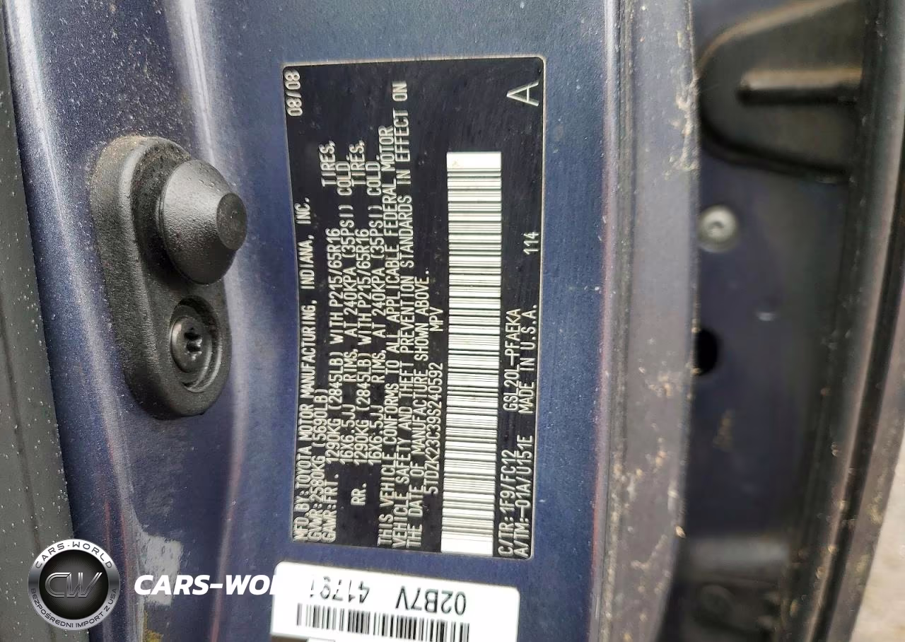 2009 Toyota Sienna VIN:5TDZK23C39S240592 - 13