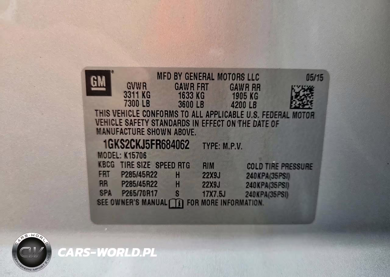 2024 GMC Yukon At4 VIN:1GKS2CKJ5FR684062 - 13