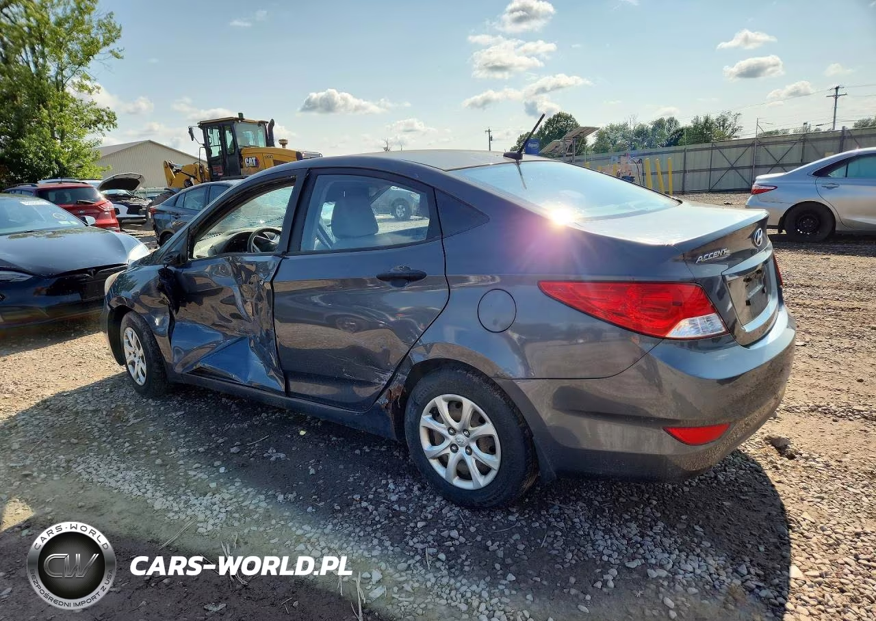 2012 Hyundai Accent Gls VIN:KMHCT4AE7CU114723 - 2