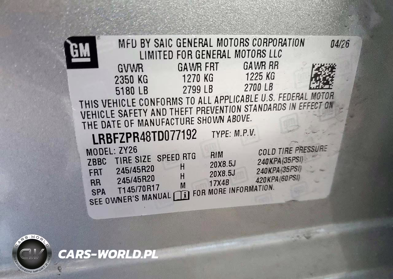 2026 Buick Envision Sport Touring VIN:LRBFZPR48TD077192 - 14