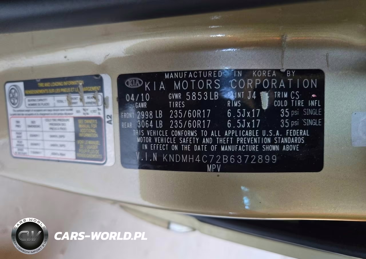 2011 Kia Sedona Ex VIN:KNDMH4C72B6372899 - 13