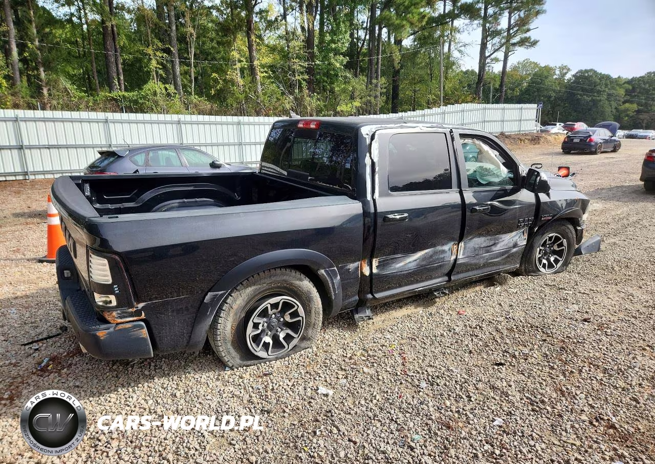 2017 Ram 1500 Rebel VIN:1C6RR7YT5HS712404 - 3
