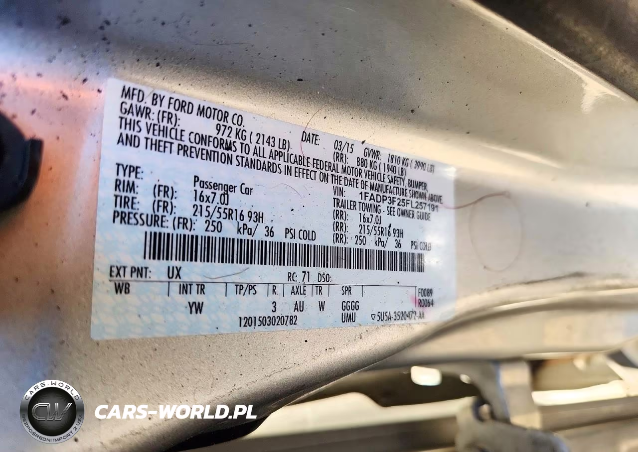 2015 Ford Focus Se VIN:1FADP3F25FL257191 - 12