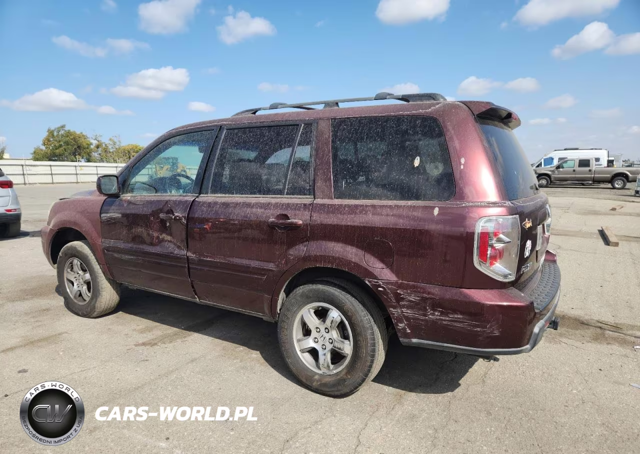 2007 Honda Pilot Exl VIN:5FNYF18527B029857 - 2
