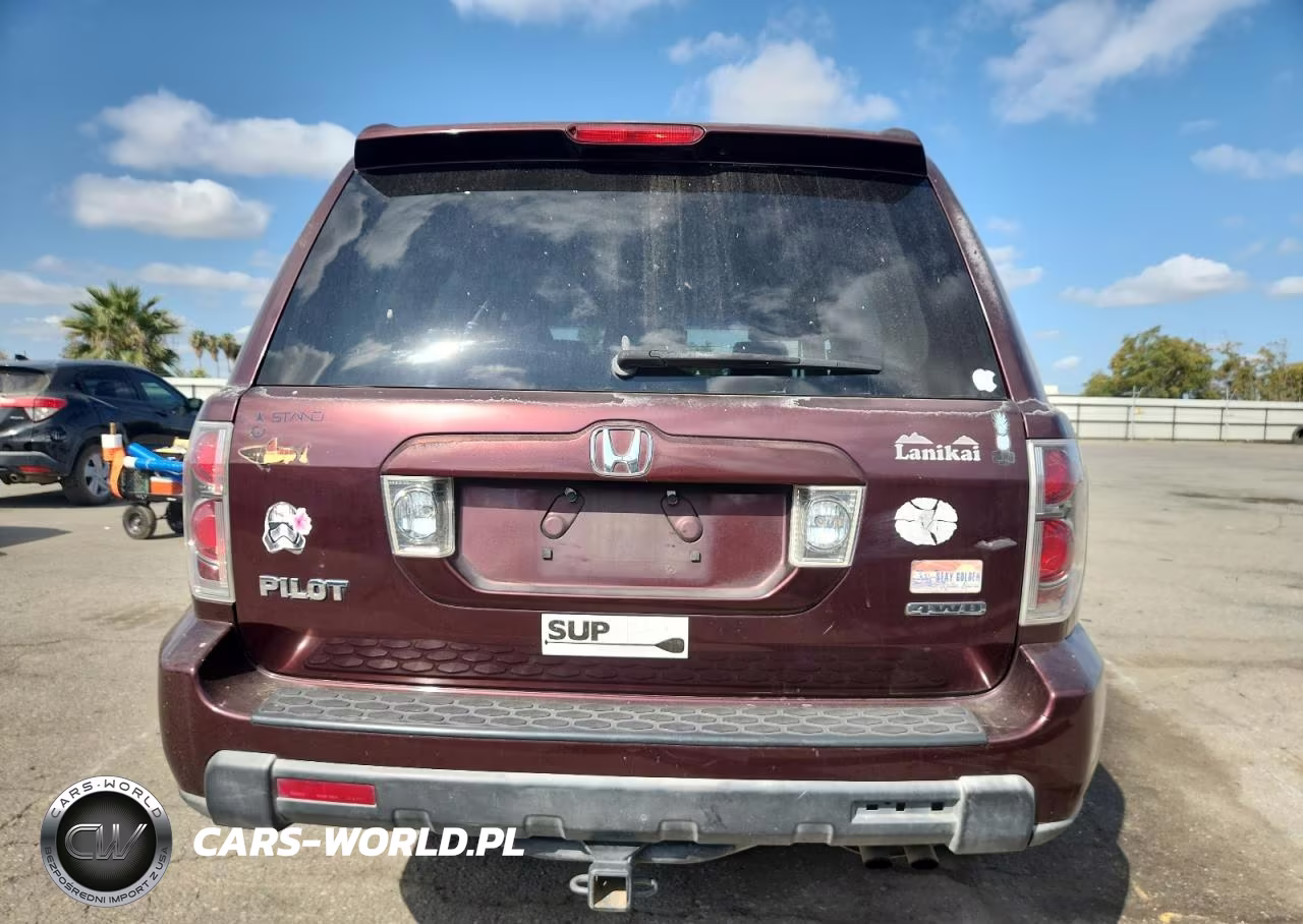 2007 Honda Pilot Exl VIN:5FNYF18527B029857 - 6
