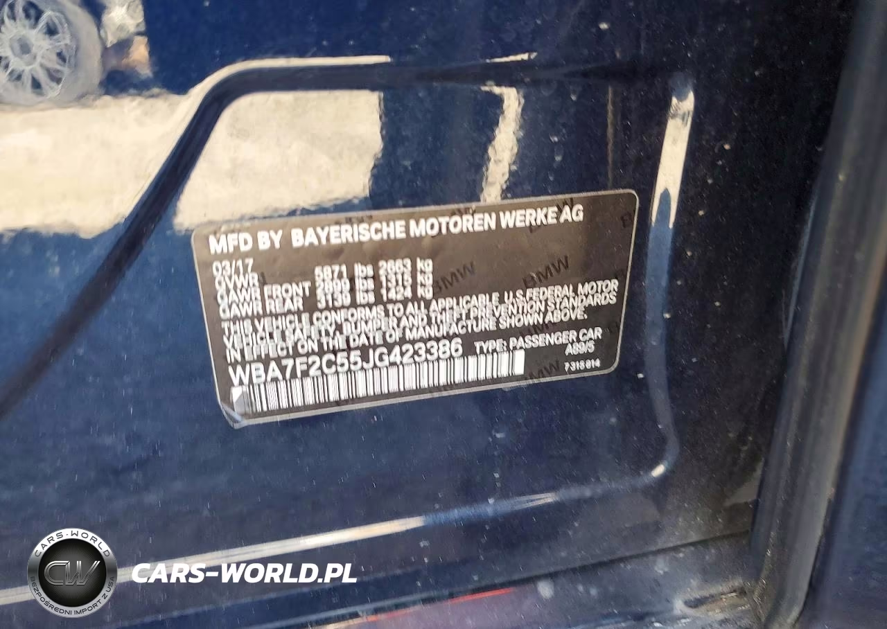 2018 BMW 750 Xi VIN:WBA7F2C55JG423386 - 12