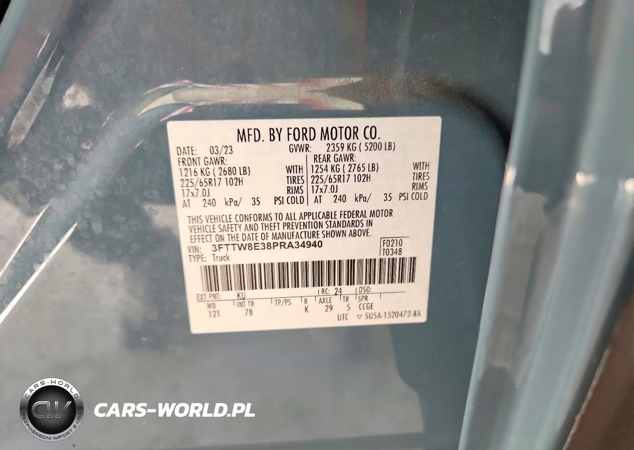 2023 Ford Maverick Xl VIN:3FTTW8E38PRA34940 - 13
