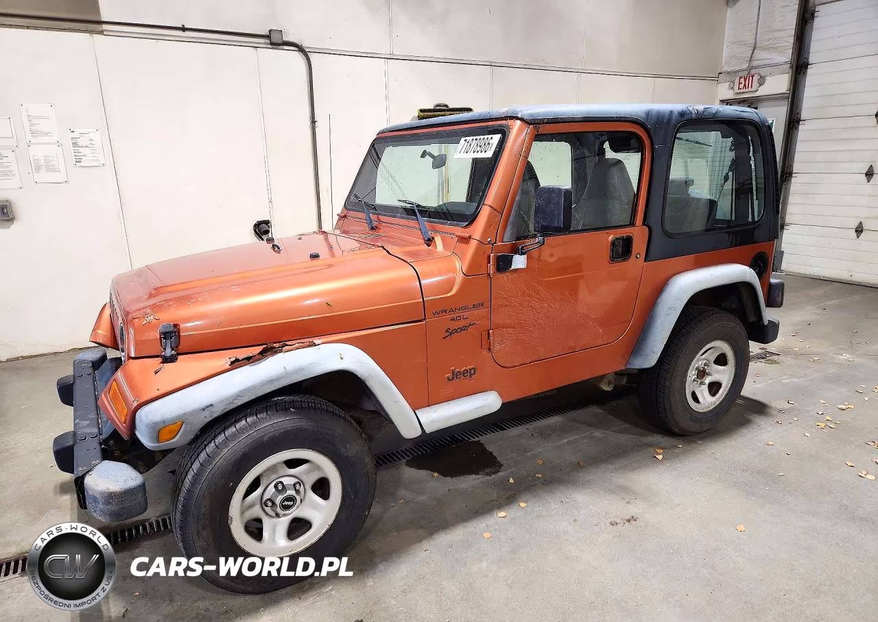 2001 Jeep Wrangler - Tj Sport VIN:1J4FA49SX1P329150 - 1