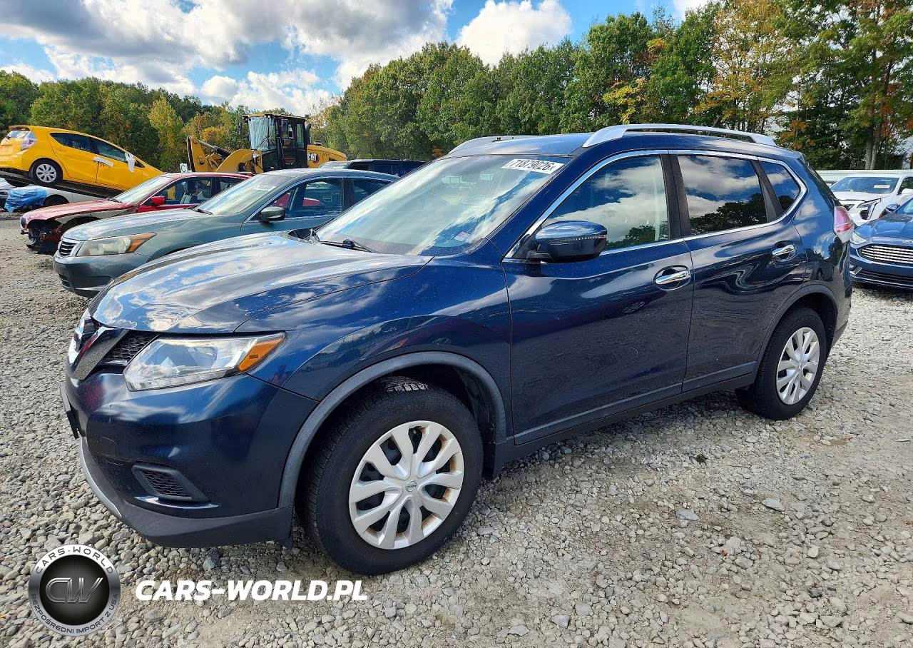 2016 Nissan Rogue S VIN:KNMAT2MV4GP719332 - 1