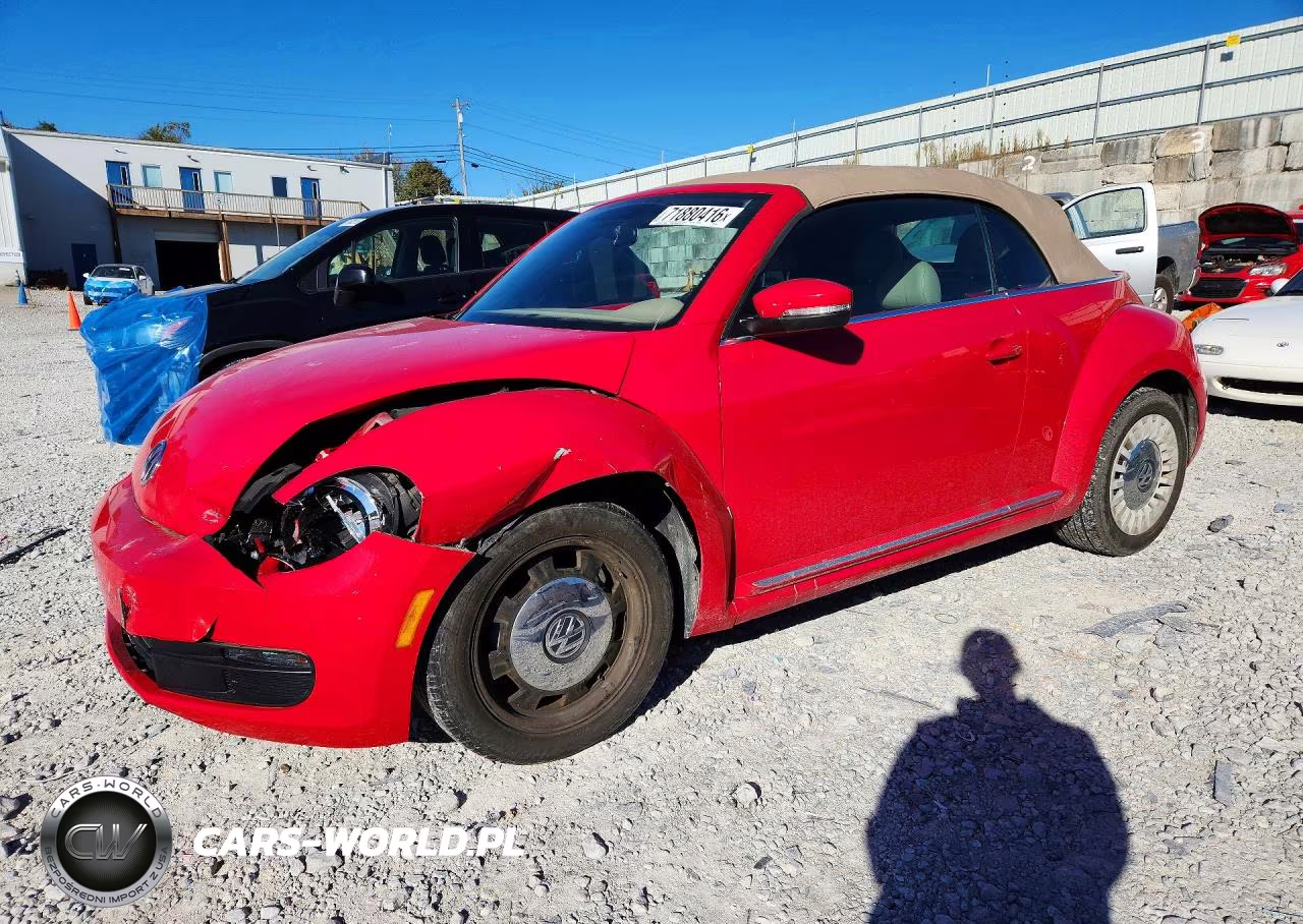 2014 Volkswagen Beetle VIN:3VW5P7AT2EM806667 - 1
