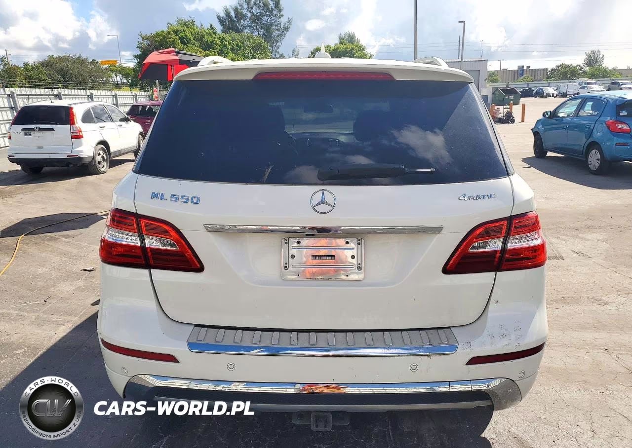 2012 Mercedes-Benz Ml 550 4Matic VIN:4JGDA7DBXCA061045 - 6