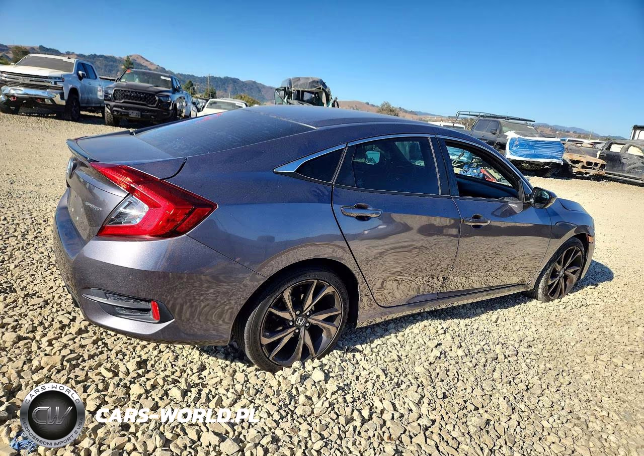 2020 Honda Civic Sport VIN:19XFC2F8XLE202382 - 3