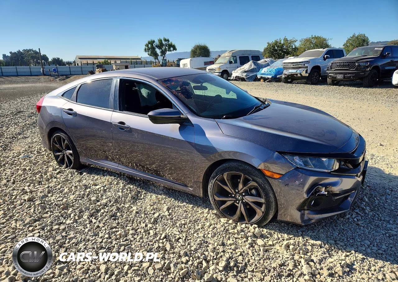 2020 Honda Civic Sport VIN:19XFC2F8XLE202382 - 4