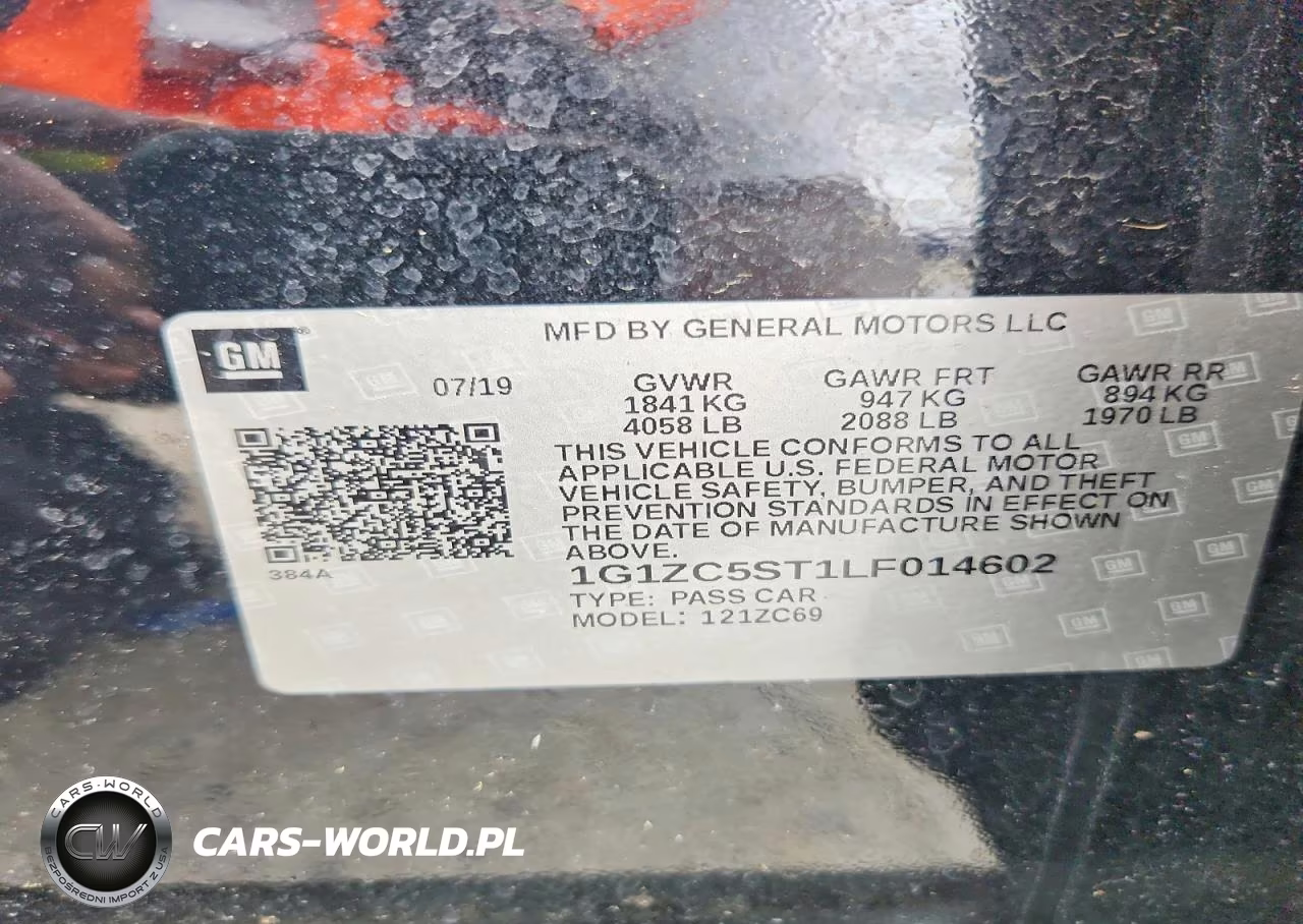 2020 Chevrolet Malibu Ls VIN:1G1ZC5ST1LF014602 - 12