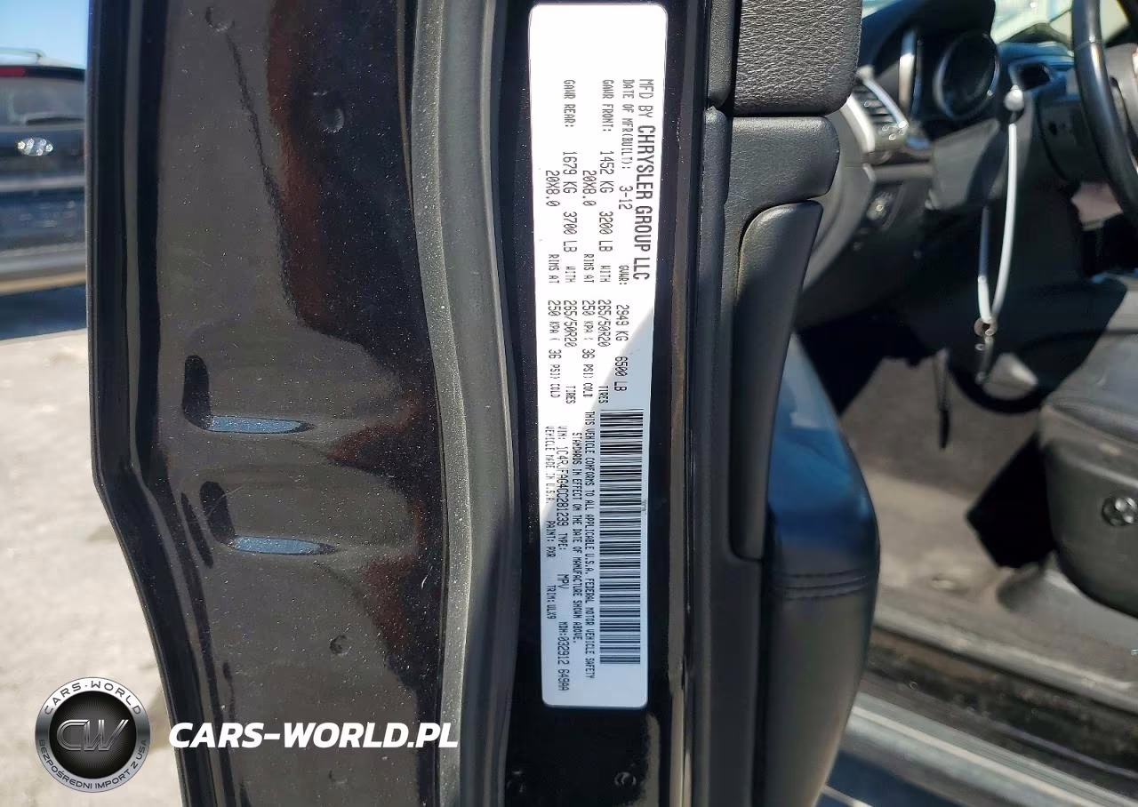 2012 Jeep Grand Cherokee Laredo VIN:1C4RJFAG4CC281239 - 13