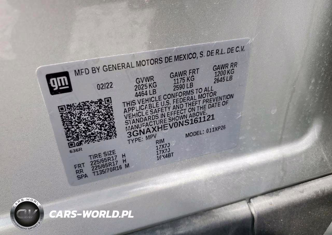 2022 Chevrolet Equinox Ls VIN:3GNAXHEV0NS161121 - 13