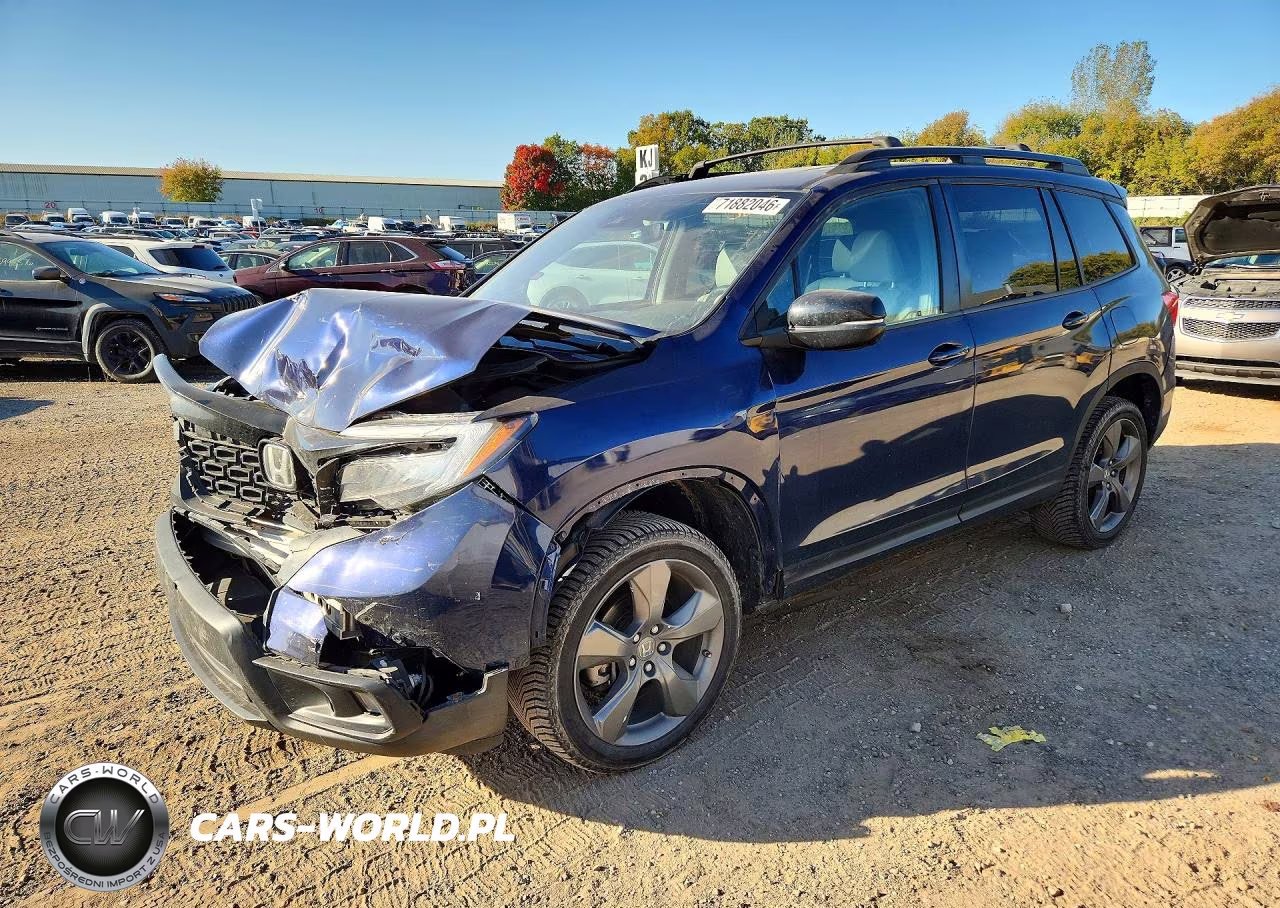 2019 Honda Passport Touring VIN:5FNYF8H95KB002799 - 1