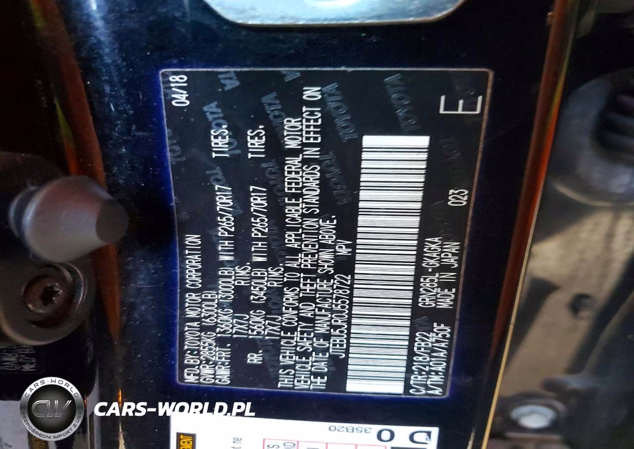 2018 Toyota 4Runner Sr5 VIN:JTEBU5JR0J5578722 - 13