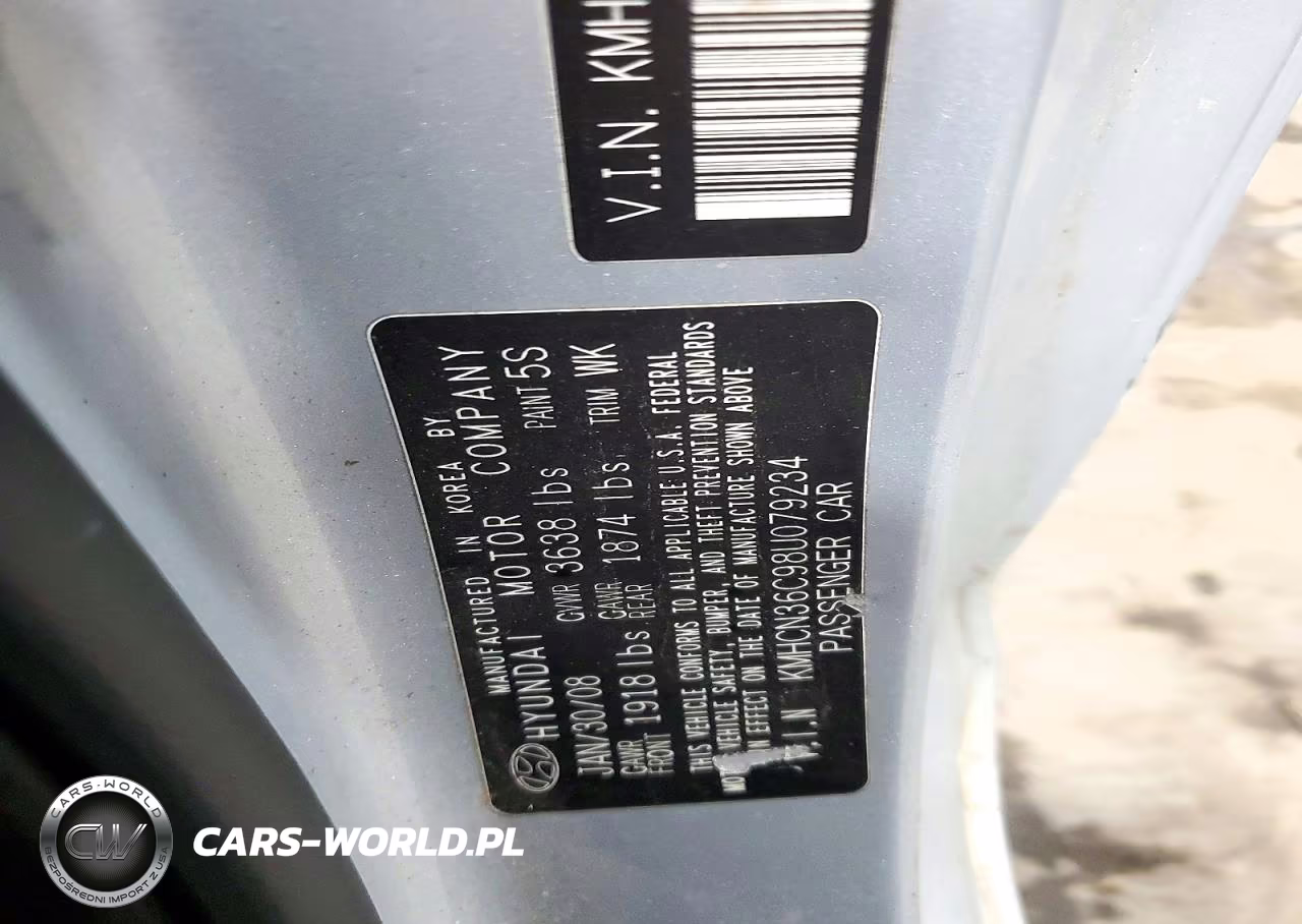 2008 Hyundai Accent Se VIN:KMHCN36C98U079234 - 13