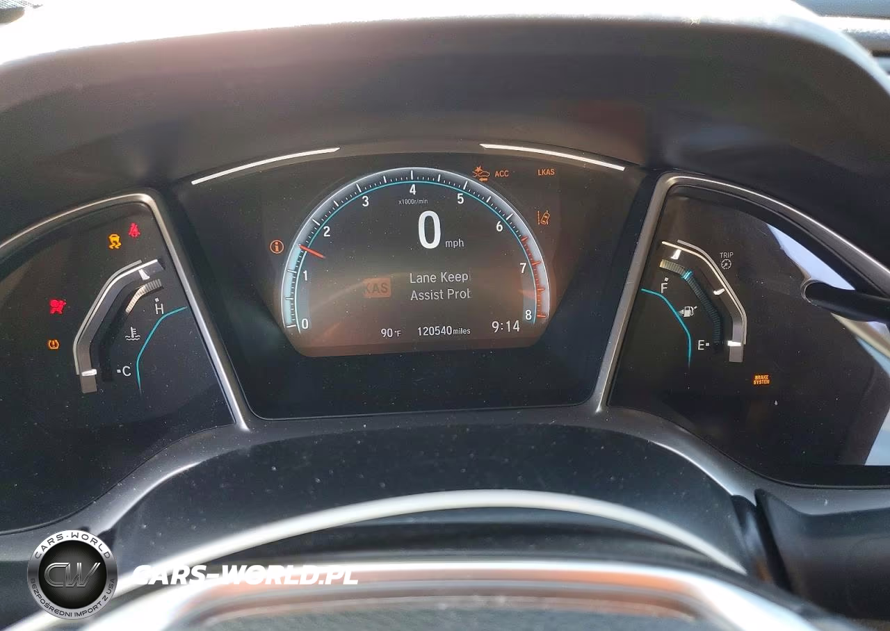 2021 Honda Civic Ex VIN:19XFC1F31ME208605 - 9