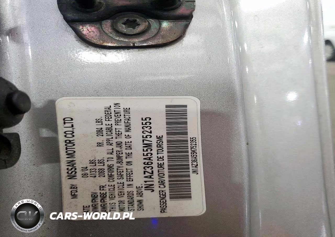 2005 Nissan 350Z Enthusiast VIN:JN1AZ36A55M752355 - 12