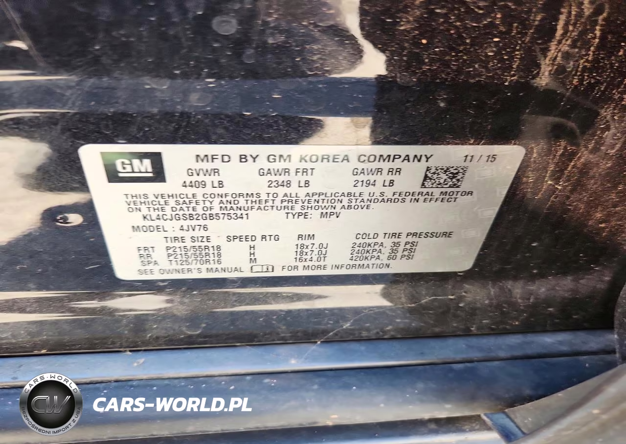 2016 Buick Encore Leather VIN:KL4CJGSB2GB575341 - 13