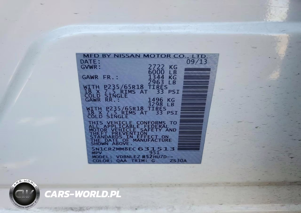 2014 Nissan Pathfinder Hybrid Sv VIN:5N1CR2MM8EC631513 - 13