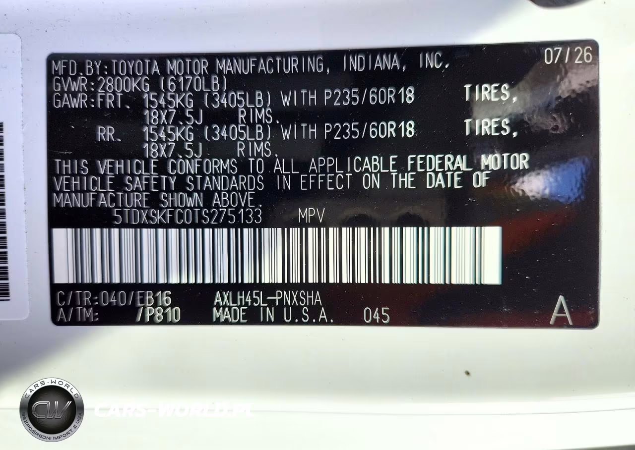 2026 Toyota Sienna Xse VIN:5TDXSKFC0TS275133 - 13
