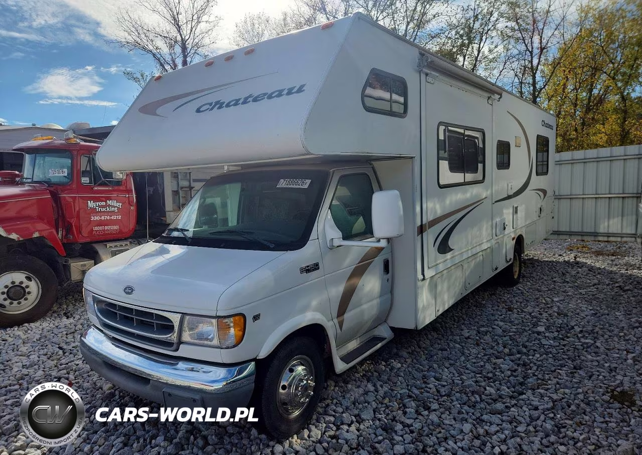 2001 Ford Econoline E450 Super Duty Cutaway Van VIN:1FDXE45S21HA54366 - 2