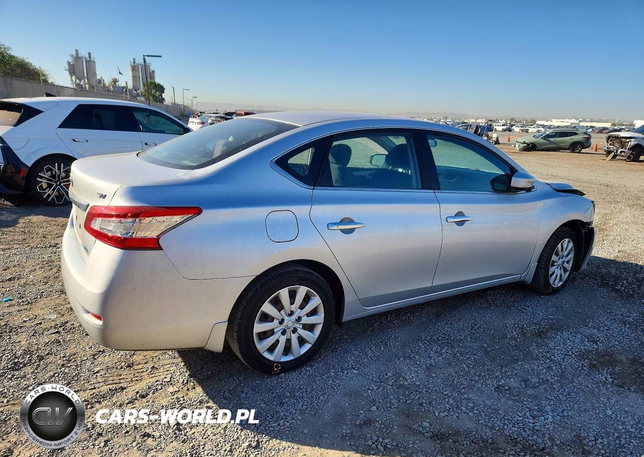 2014 Nissan Sentra Sv VIN:3N1AB7AP2EY332394 - 3