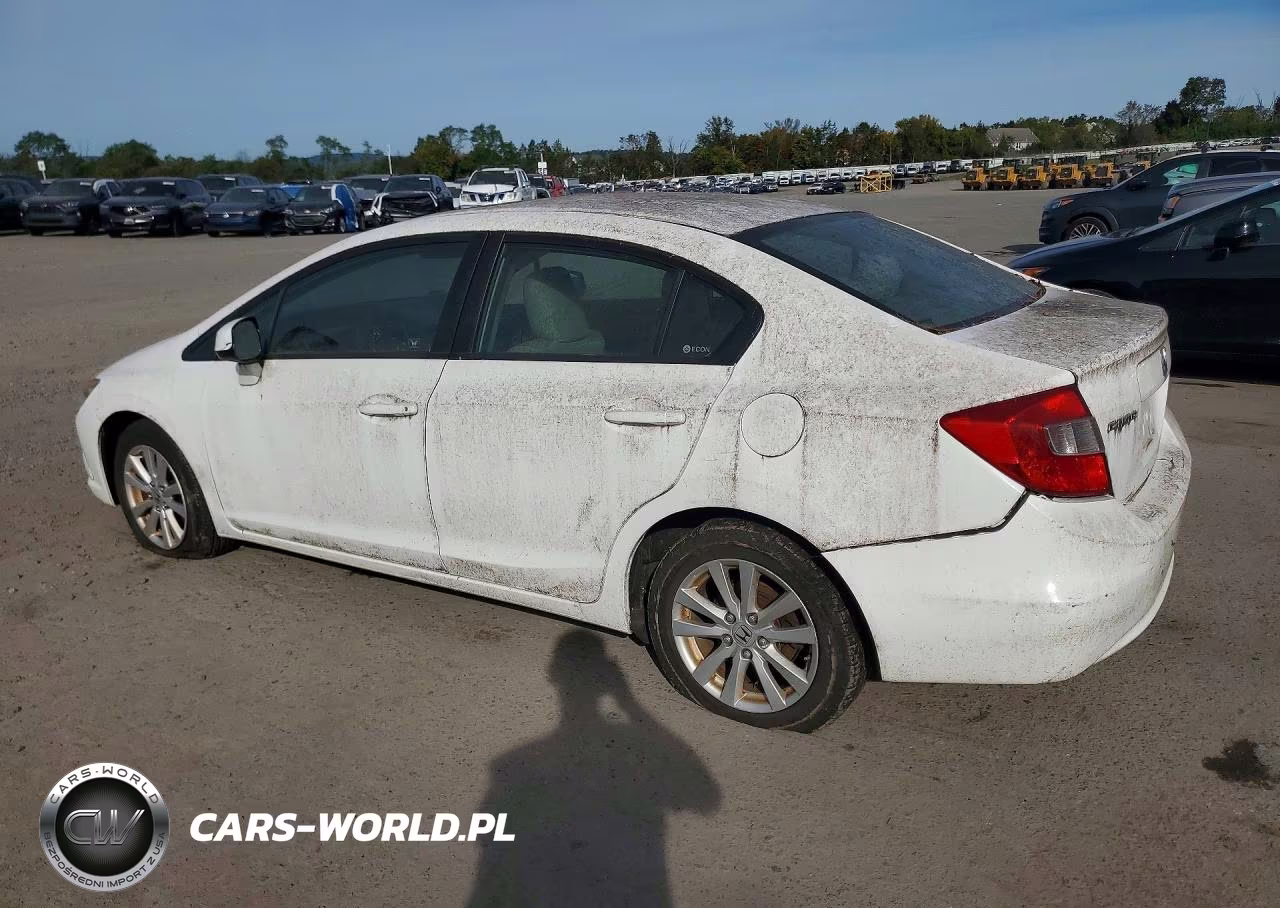 2012 Honda Civic Ex VIN:2HGFB2F86CH327310 - 2