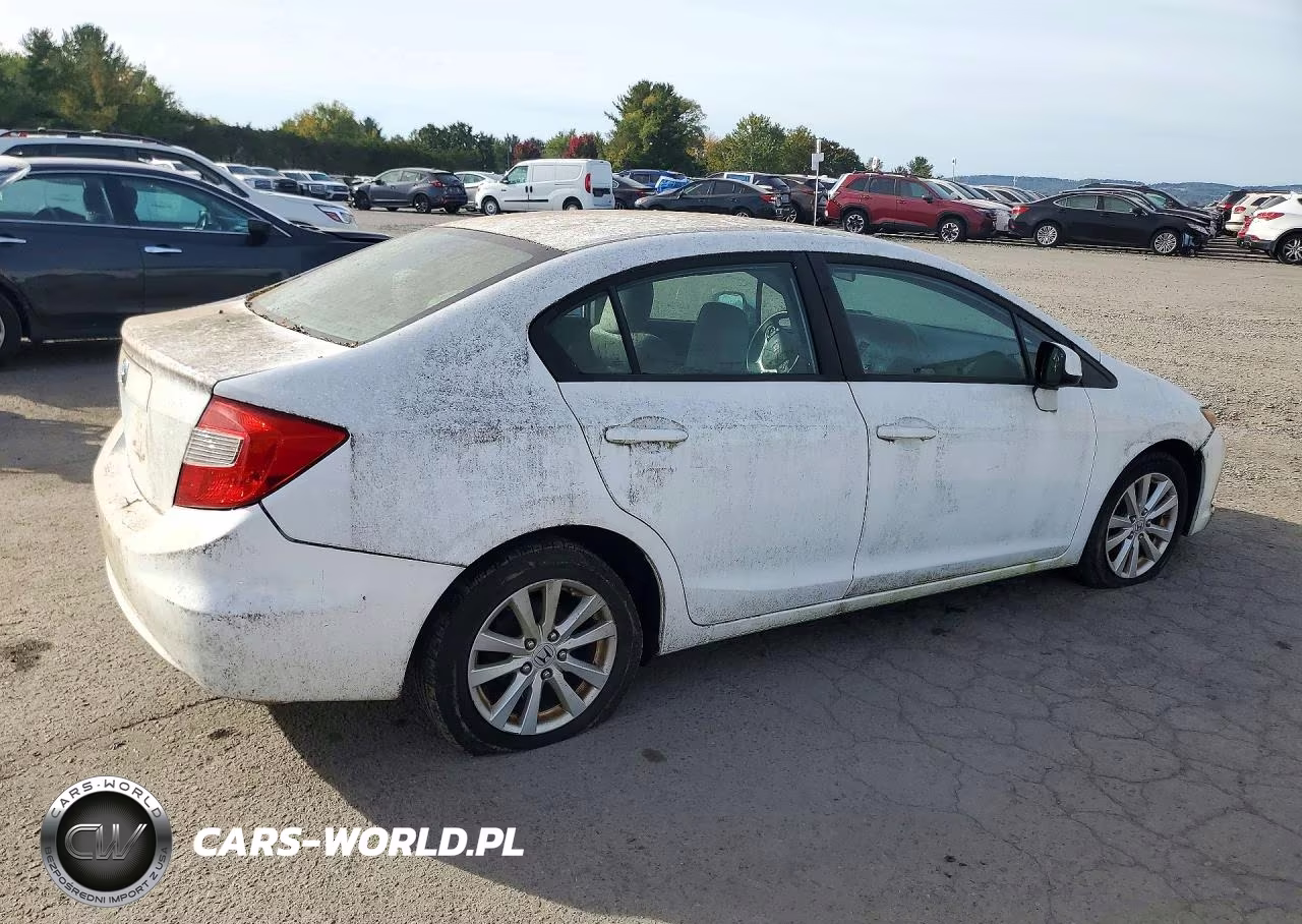 2012 Honda Civic Ex VIN:2HGFB2F86CH327310 - 3