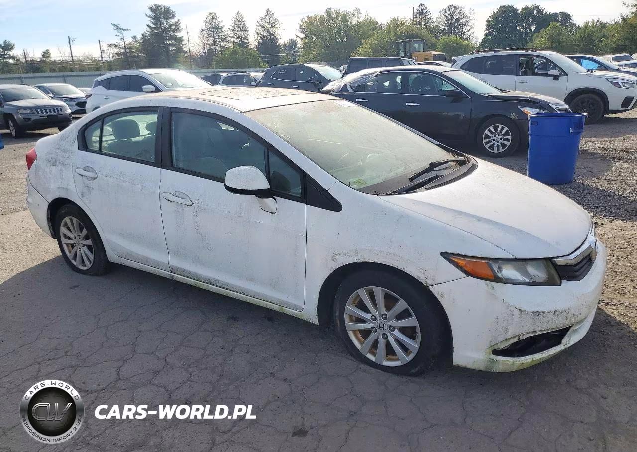 2012 Honda Civic Ex VIN:2HGFB2F86CH327310 - 4