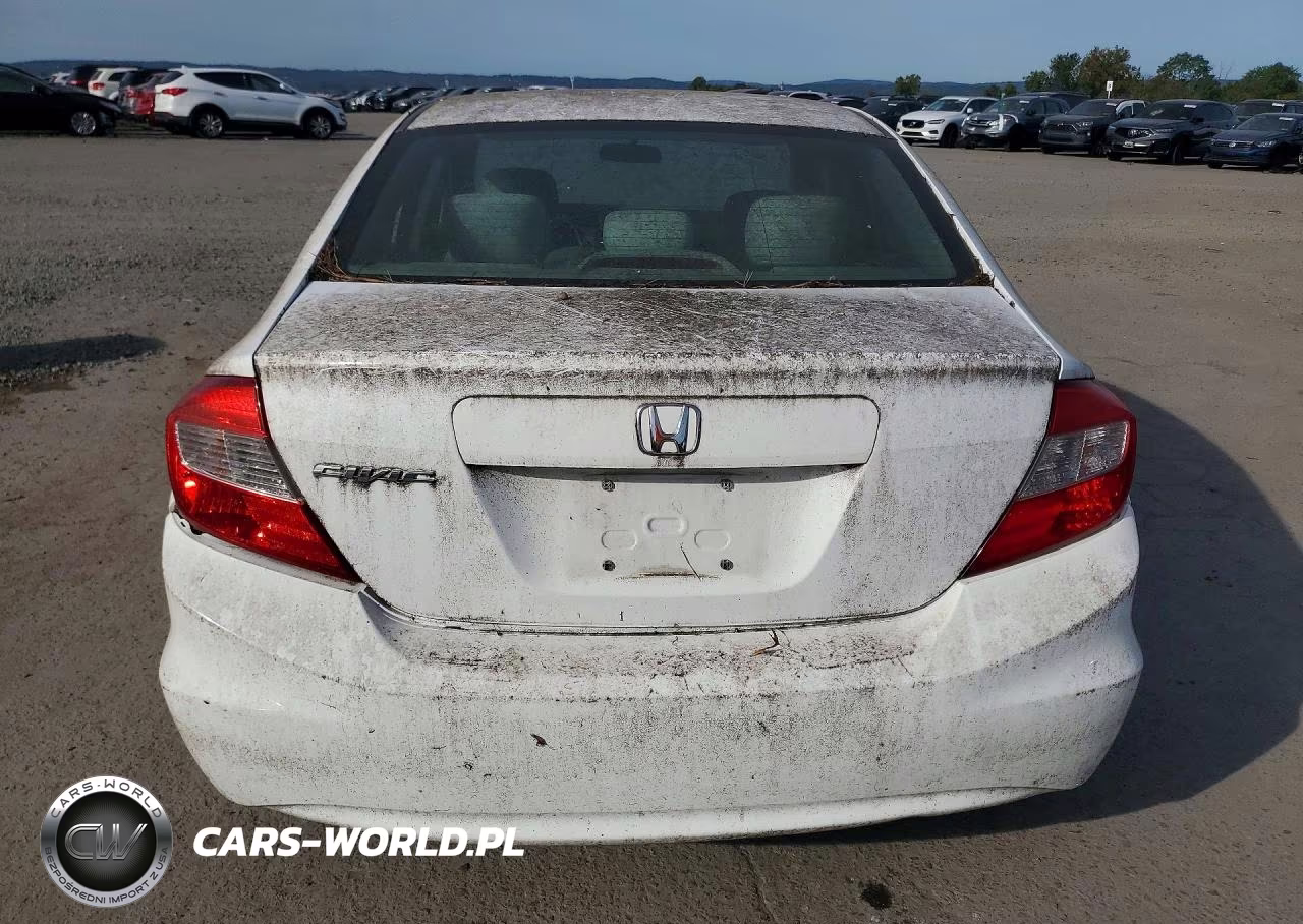 2012 Honda Civic Ex VIN:2HGFB2F86CH327310 - 6
