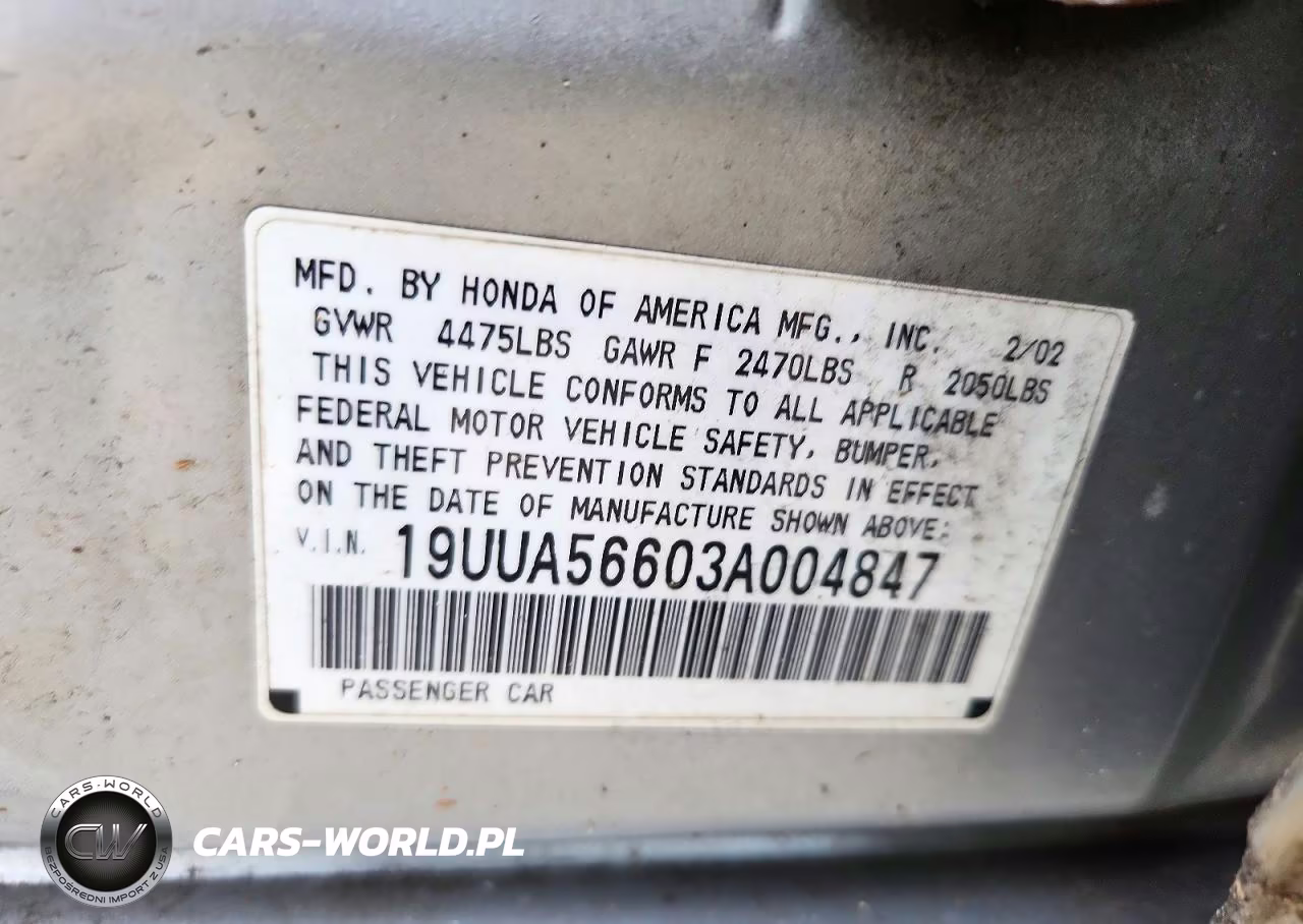 2003 Acura 3.2Tl VIN:19UUA56603A004847 - 12