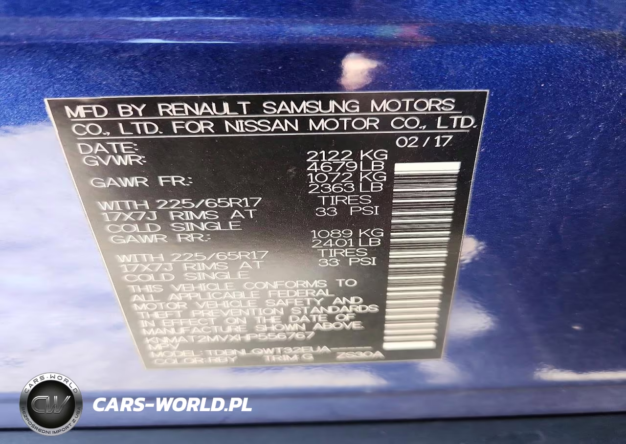 2017 Nissan Rogue Sv VIN:KNMAT2MVXHP556767 - 13