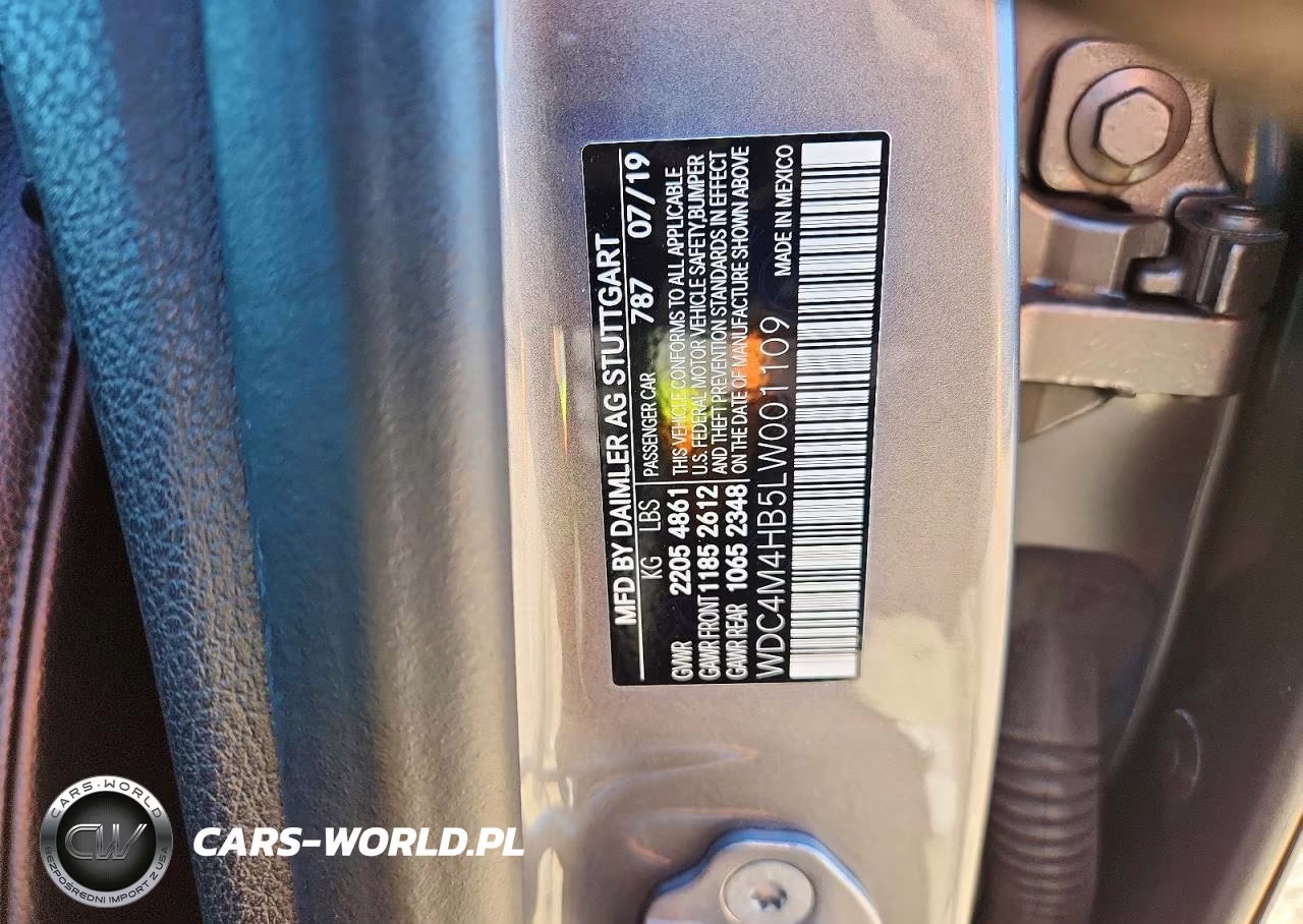 2020 Mercedes-Benz Glb 250 4Matic VIN:WDC4M4HB5LW001109 - 13