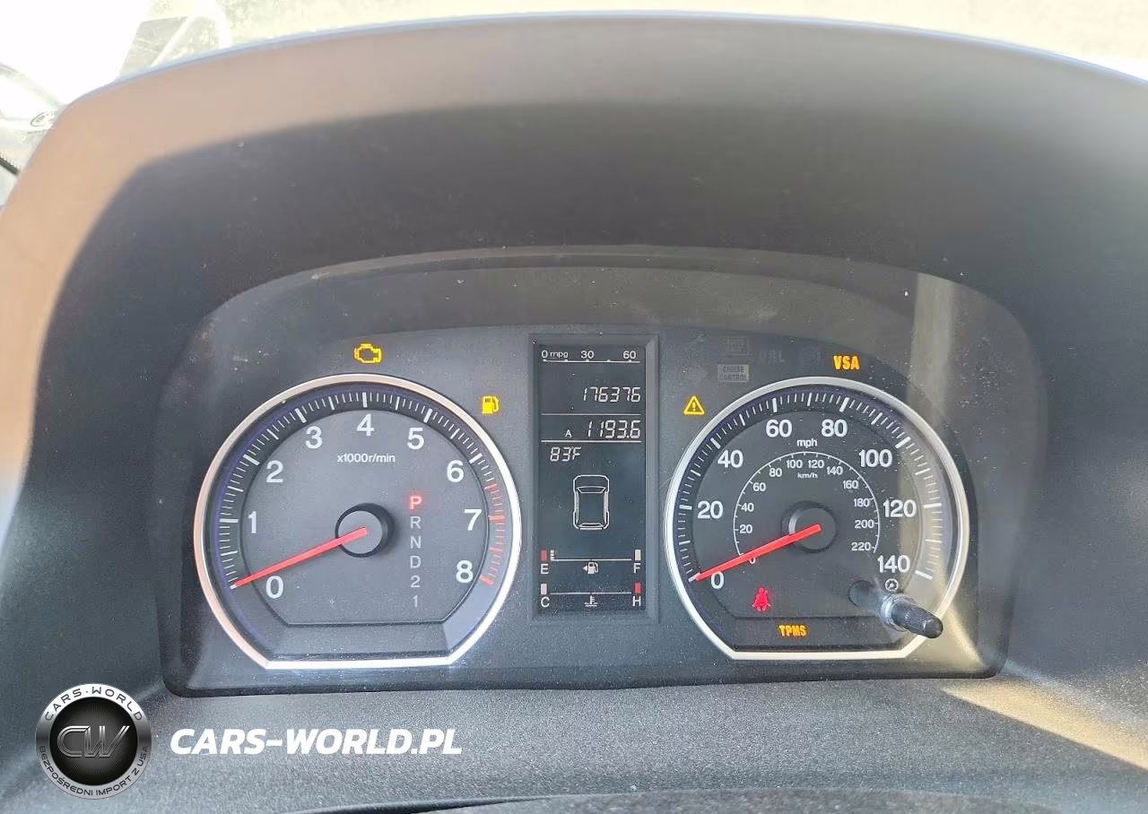 2007 Honda Cr-V Exl VIN:JHLRE487X7C086740 - 9