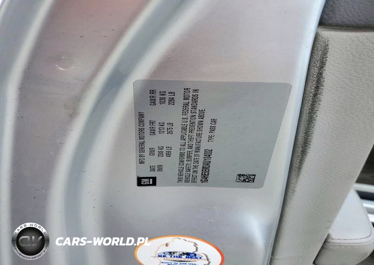 2010 Buick Lucerne Cxl VIN:1G4HE5EM3AU104002 - 12