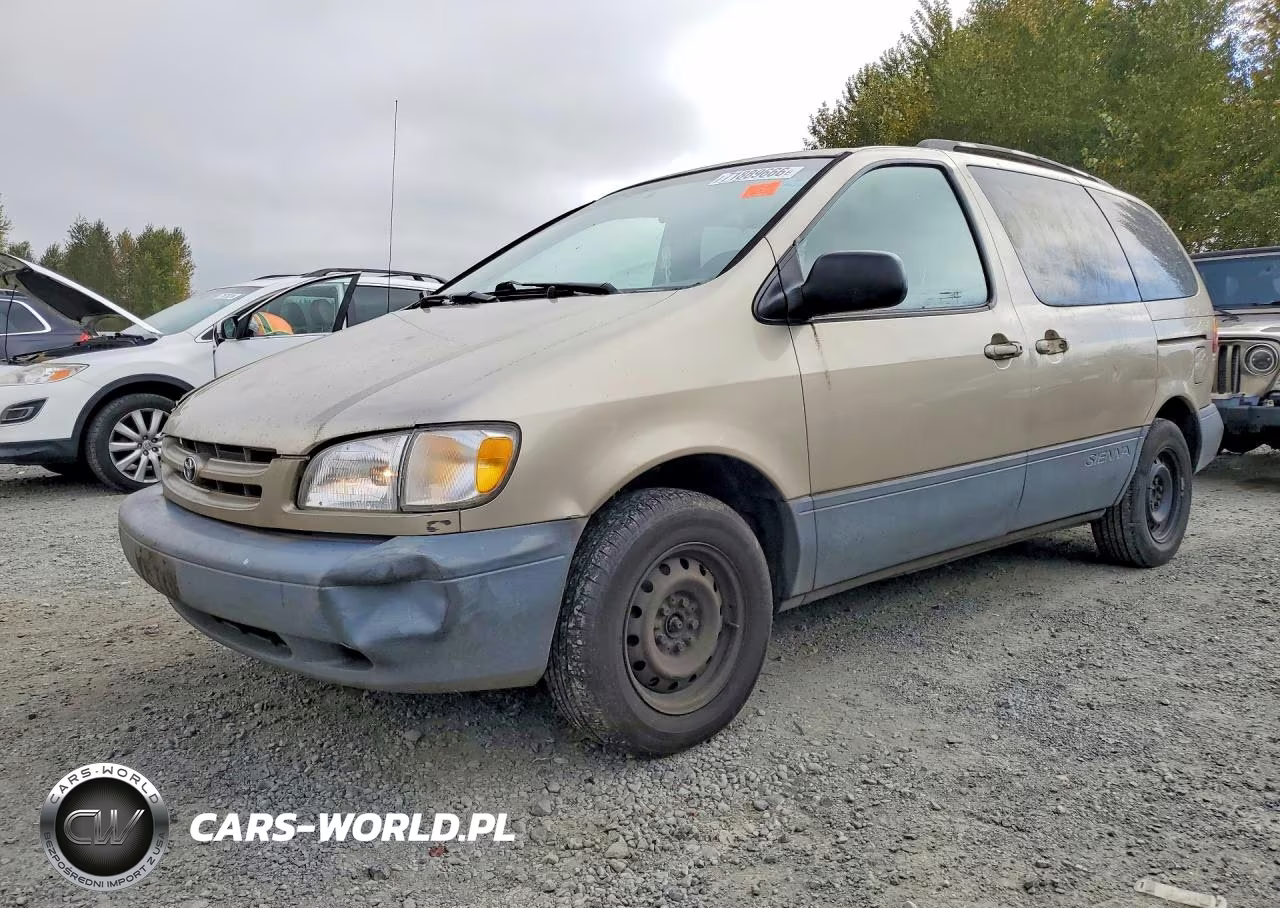 2000 Toyota Sienna Le VIN:4T3ZF13C9YU172990 - 1
