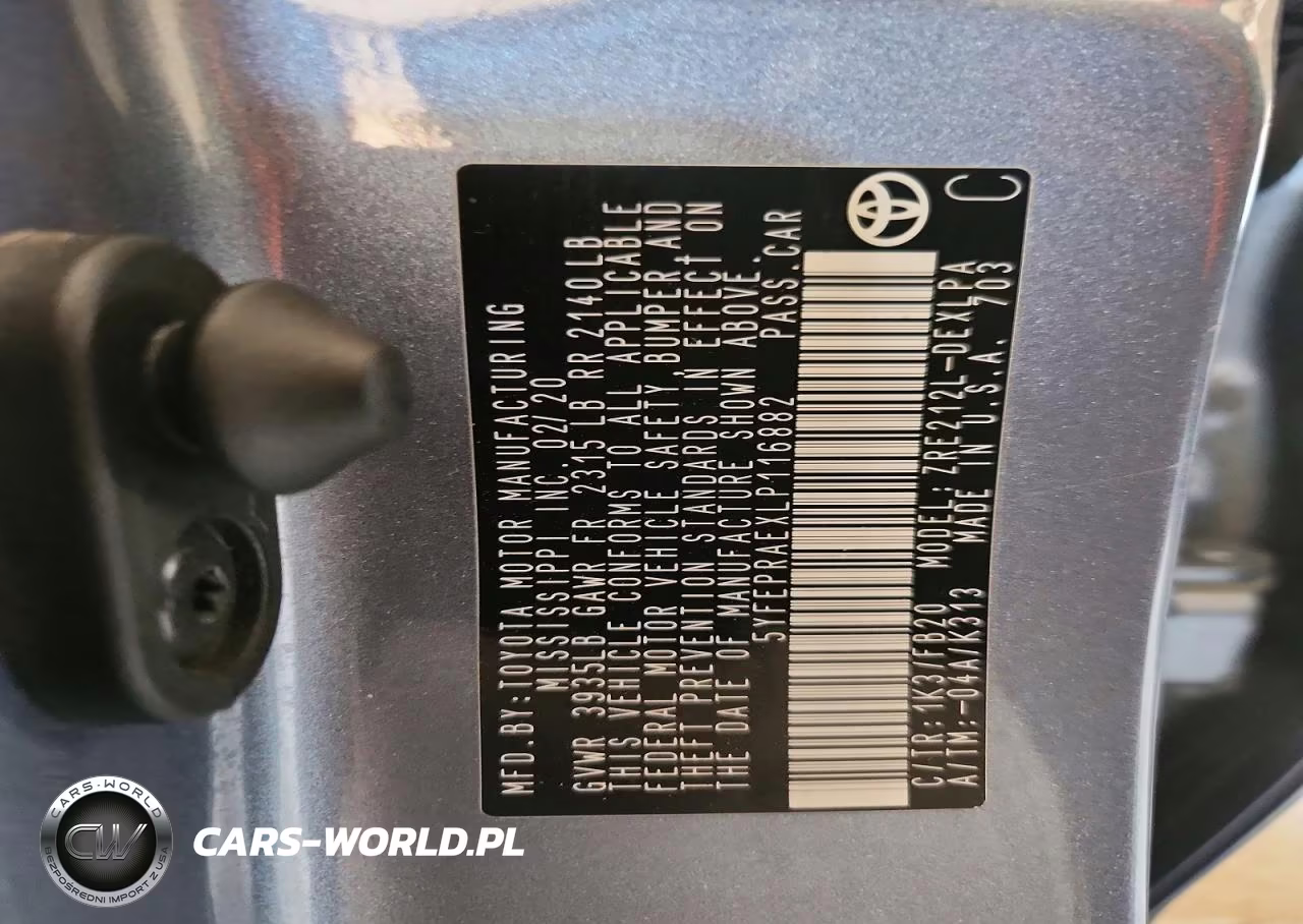 2020 Toyota Corolla Le VIN:5YFEPRAEXLP116882 - 12